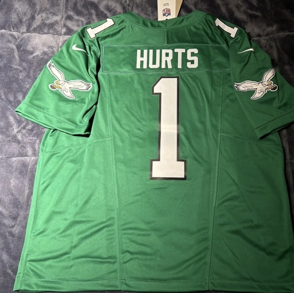 PHILADELPHIA EAGLES JALEN HURTS OR JASON KELCE F.U.S.E JERSEYS - Picture 1 of 2